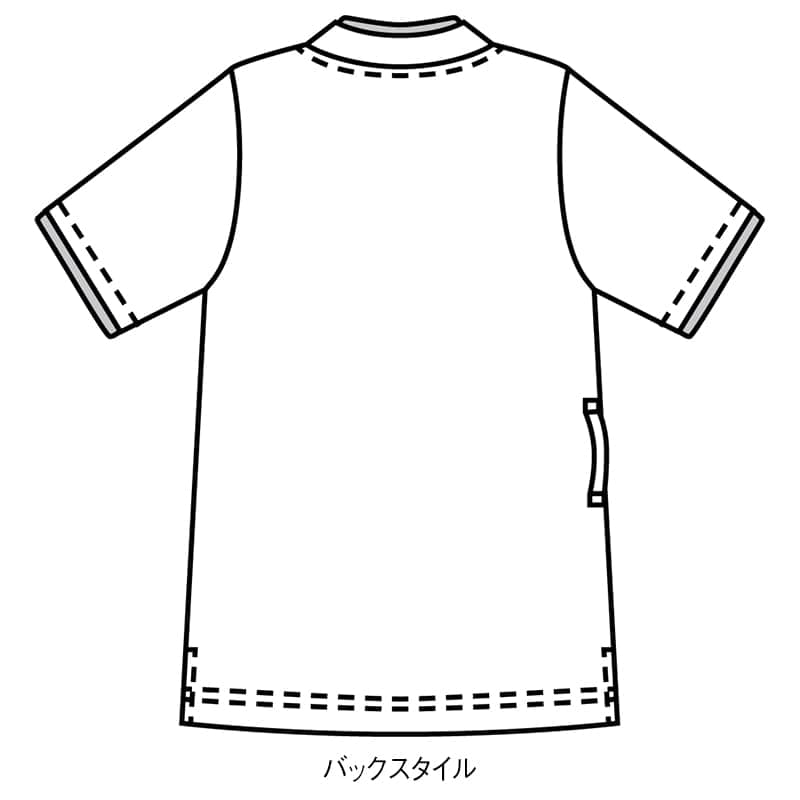 <スヌーピー>ポケット刺繍ストレッチスクラブ