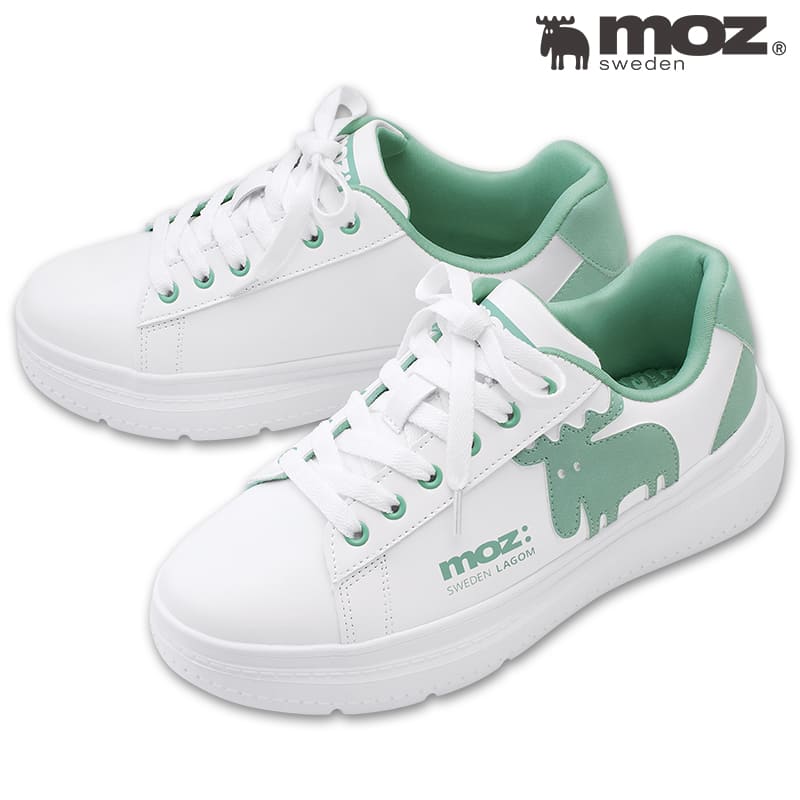 ★＜moz＞ 厚底エルクデザインスニーカー(低反発中敷付き)