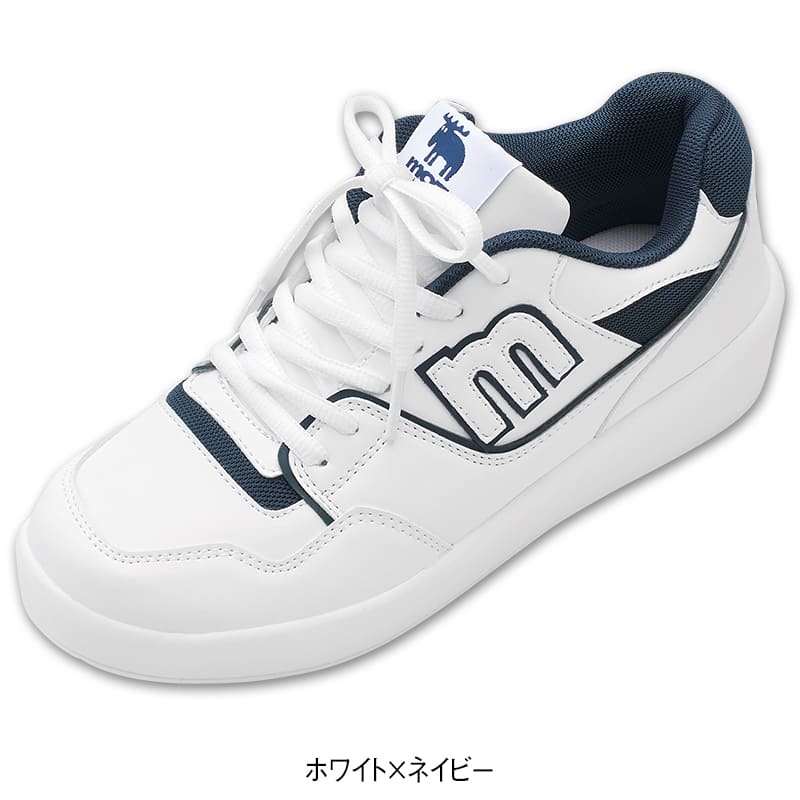 ＜moz＞ 軽量厚底mロゴデザインスニーカー