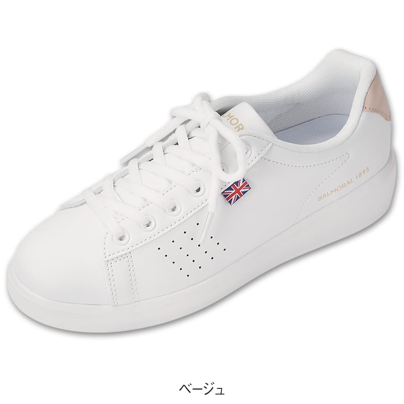 ＜バルモラル＞軽量ウエッジソールスニーカー