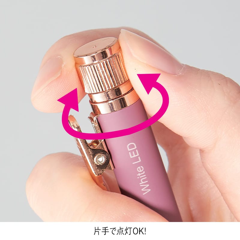 瞳孔計付き2色切替スリム回転式スイッチペンライト