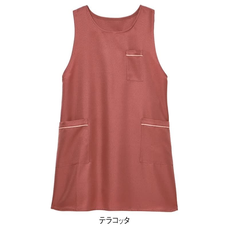 お尻が隠れる美シルエット！ウエスト周りフリーサイズエプロン