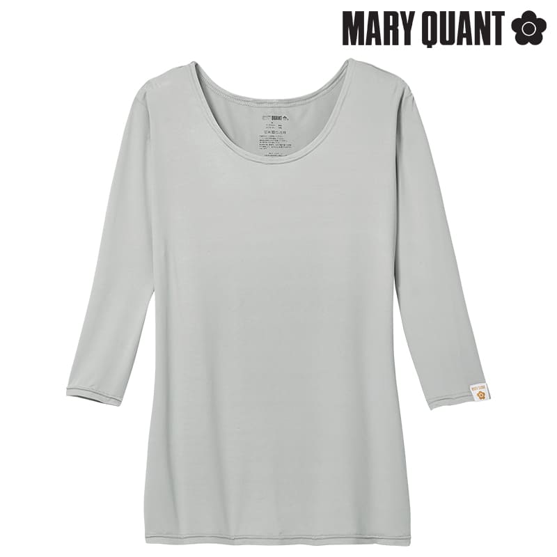 ★＜マリークワント＞織ネーム付きストレッチスクラブインナー(七分袖)