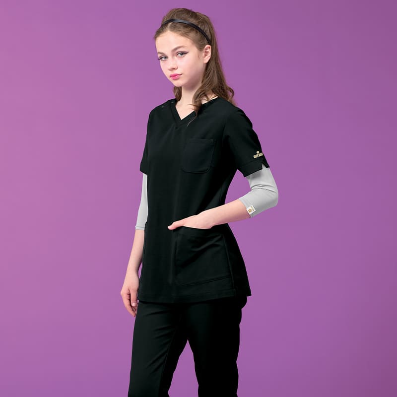 ☆＜マリークワント＞織ネーム付きストレッチスクラブインナー