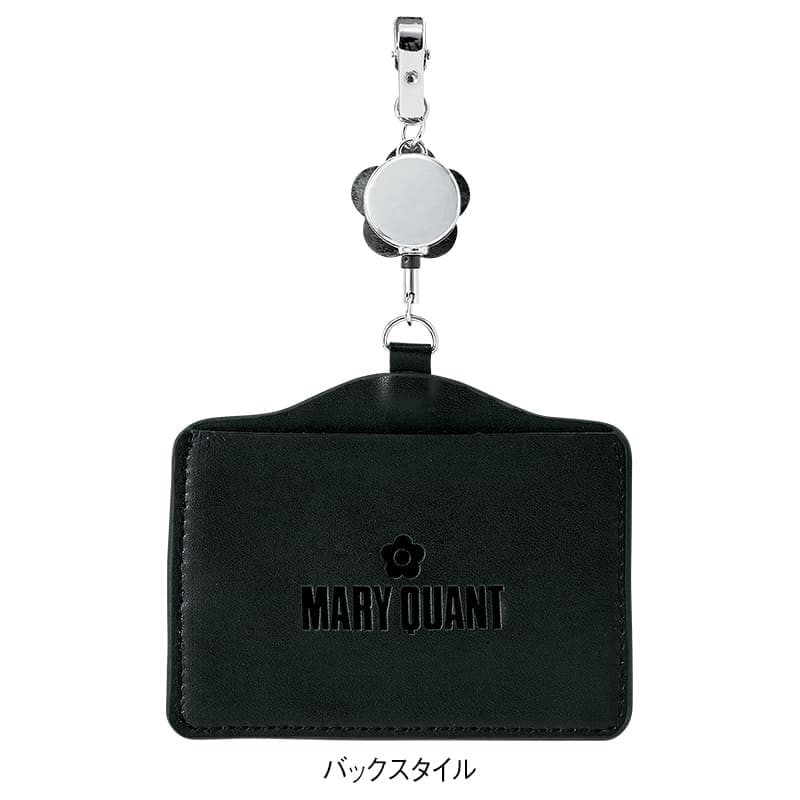 ＜マリークワント＞リール式名札ケース