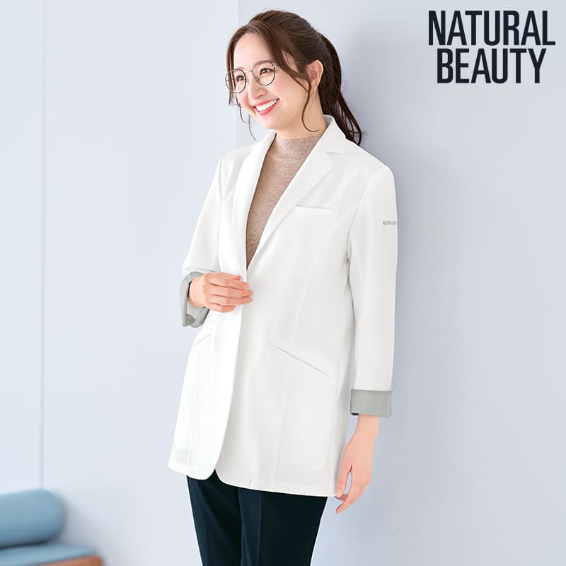 ★＜ナチュラルビューティー＞美ラインショート丈ドクターコート