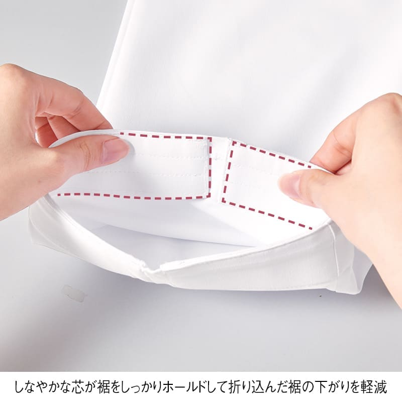 パタッとロールインストレートパンツ