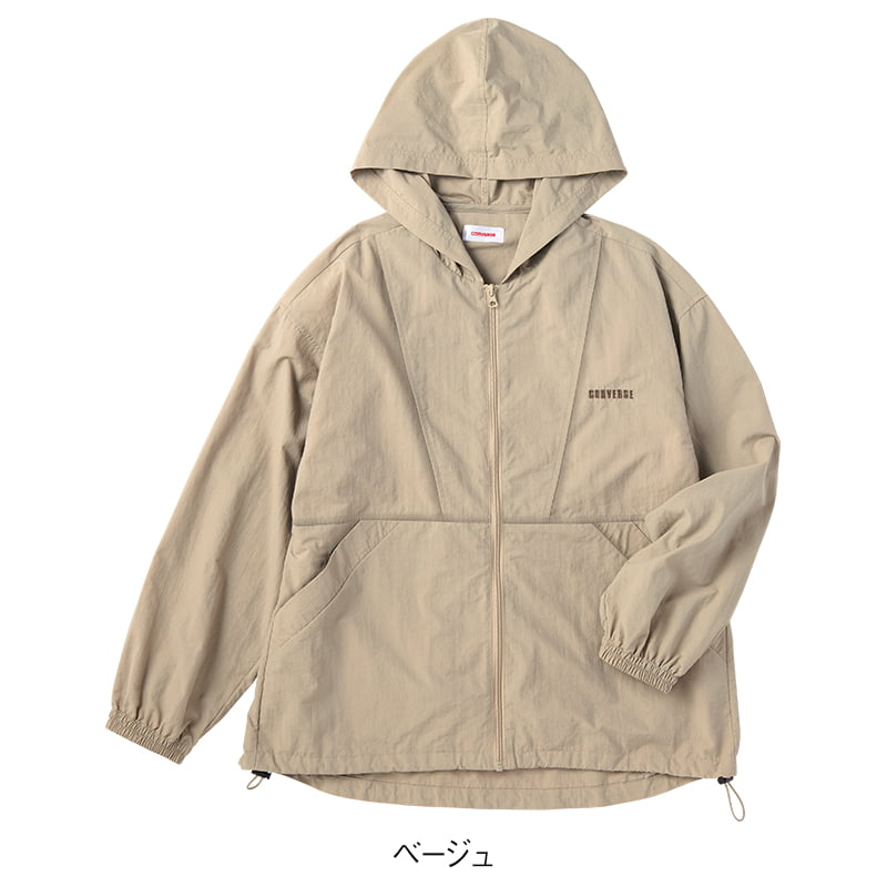 ＜CONVERSE＞ナイロンワッシャールーズフードマンパー