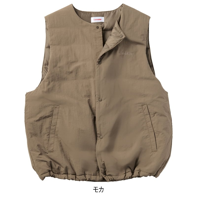 ＜CONVERSE＞ナイロンワッシャー薄中綿ベスト