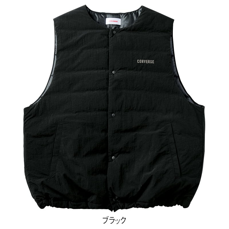 ＜CONVERSE＞ナイロンワッシャー薄中綿ベスト