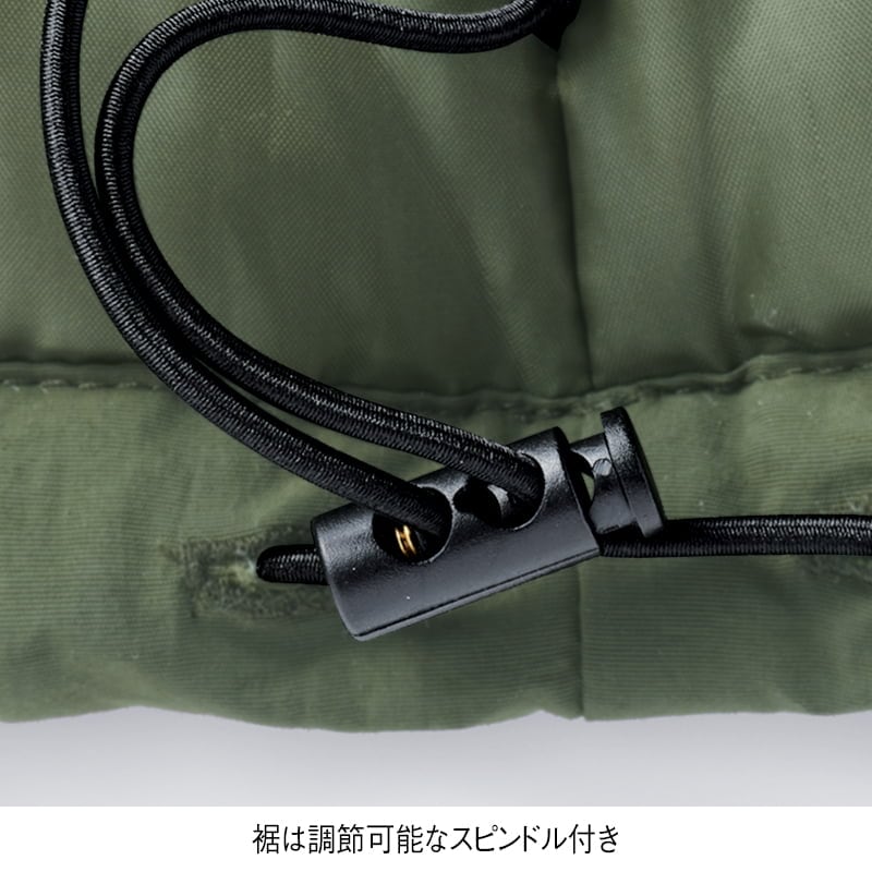 ＜CONVERSE＞ナイロンワッシャー薄中綿ベスト