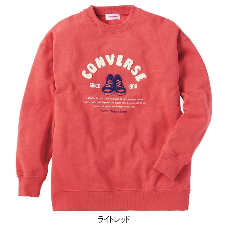 ＜CONVERSE＞裏起毛クルースウェット