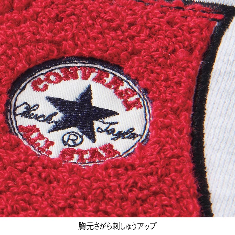 ＜CONVERSE＞シューズ刺繍裏起毛スウェット