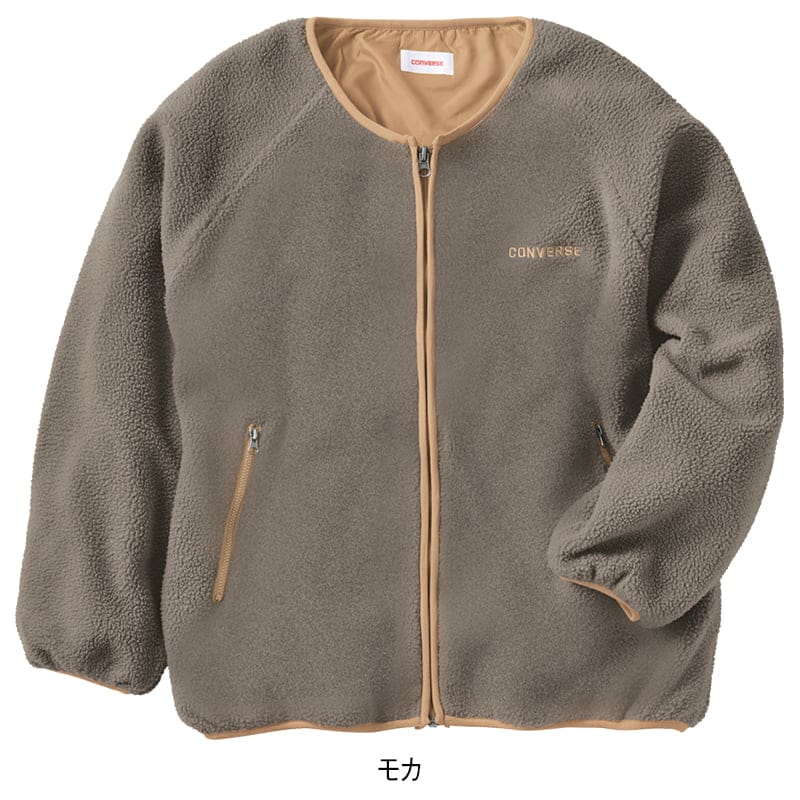 ＜CONVERSE＞裏タフタボアノーカラージャケット