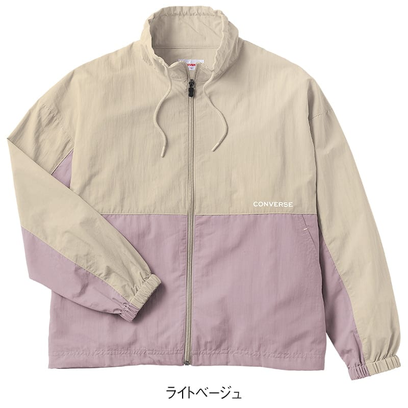 ＜CONVERSE＞ナイロンタスラン配色スタンドジャケット