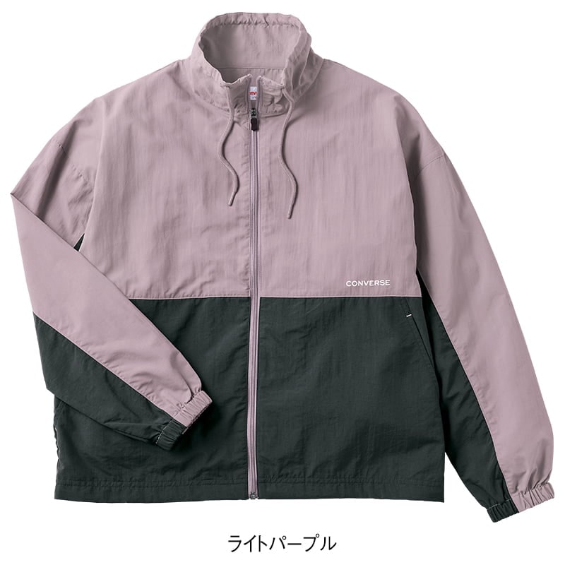 ＜CONVERSE＞ナイロンタスラン配色スタンドジャケット