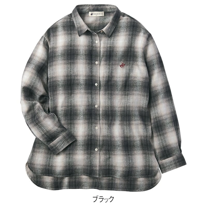 ＜BEVERLY HILLS POLO CLUB＞両面起毛チェックシャツ