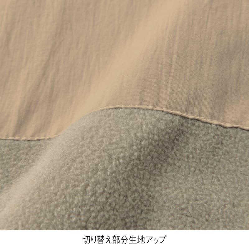 ＜LOGOS Park＞フリース×布帛チュニック