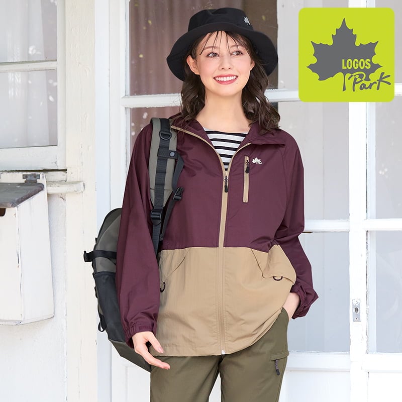 ＜LOGOS Park＞撥水ナイロンタスランZIPマンパー