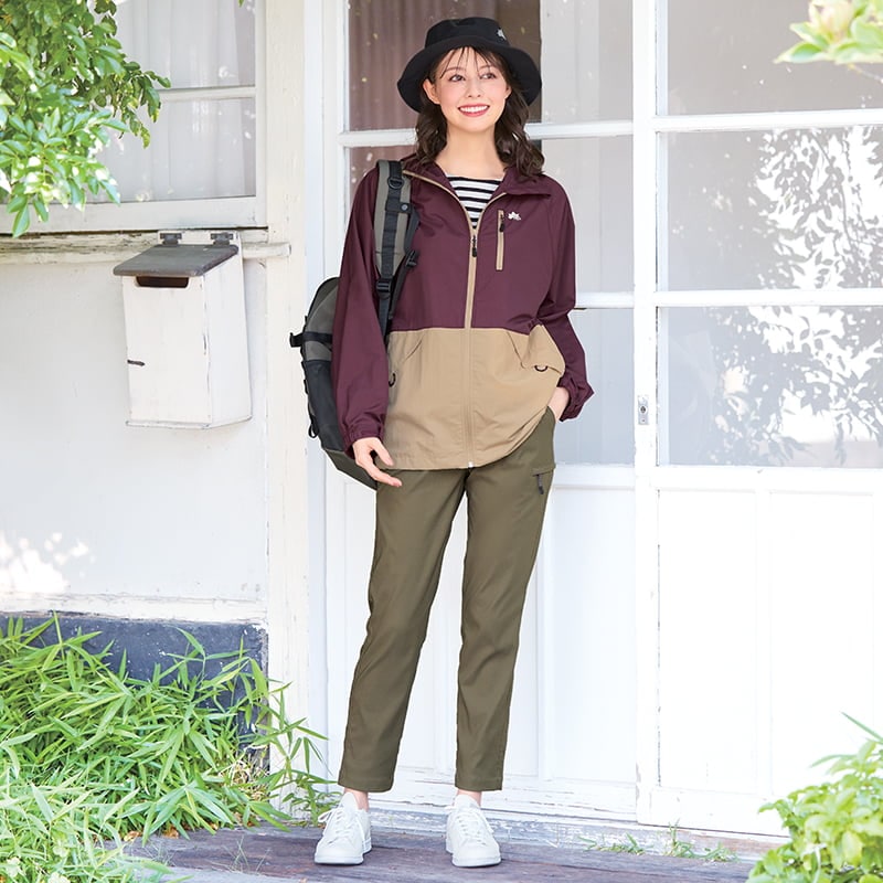 ＜LOGOS Park＞撥水ナイロンタスランZIPマンパー