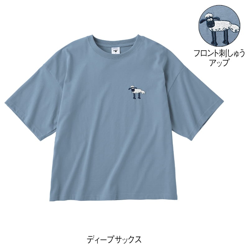 ＜ひつじのショーン＞天竺半袖ワイドTシャツ