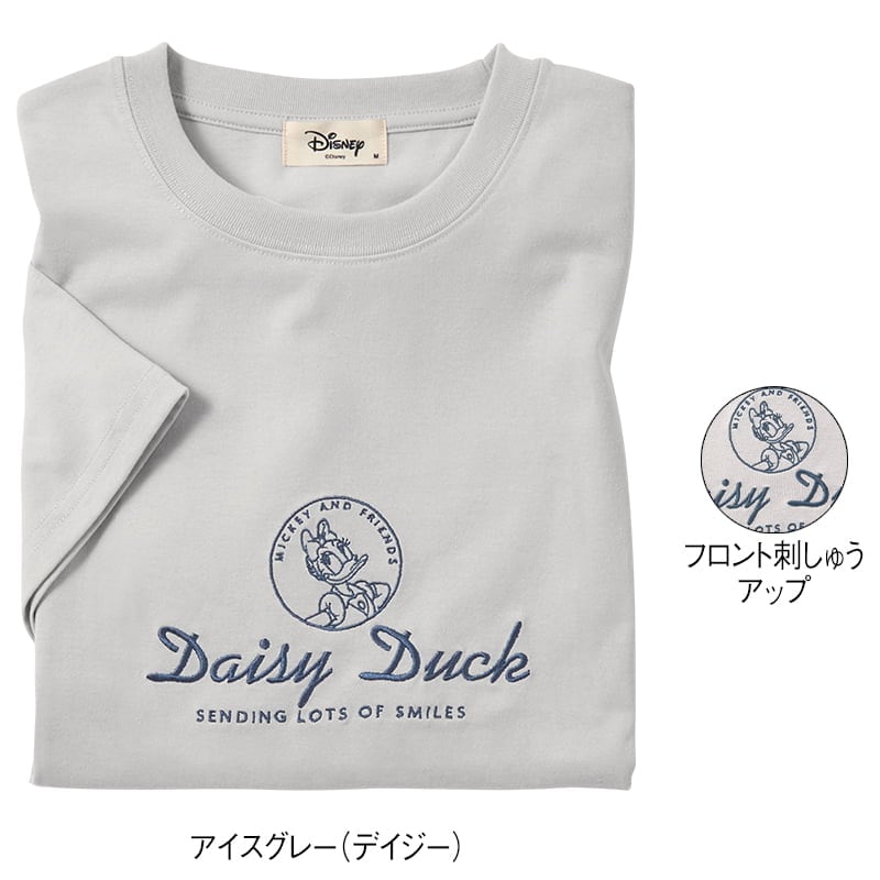 ＜ディズニー＞天竺7分袖ワイドTシャツ