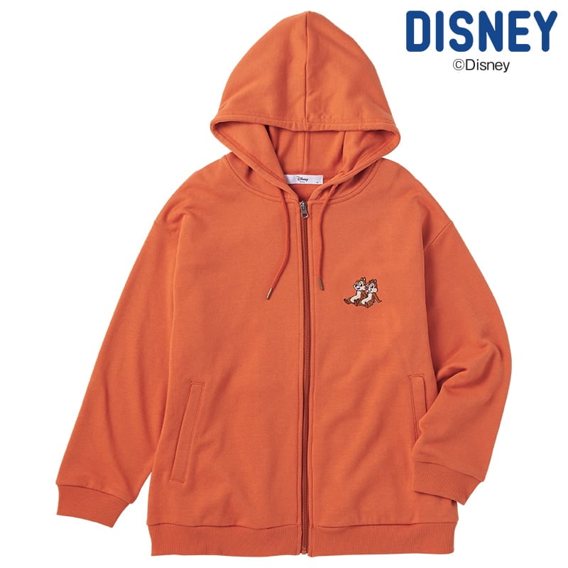 ＜ディズニー＞裏毛フルZIPパーカー