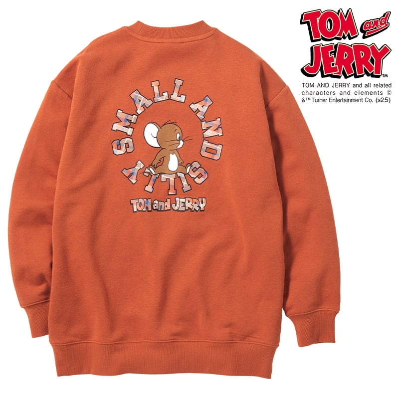 ＜TOM and JERRY＞裏起毛BIGトレーナー