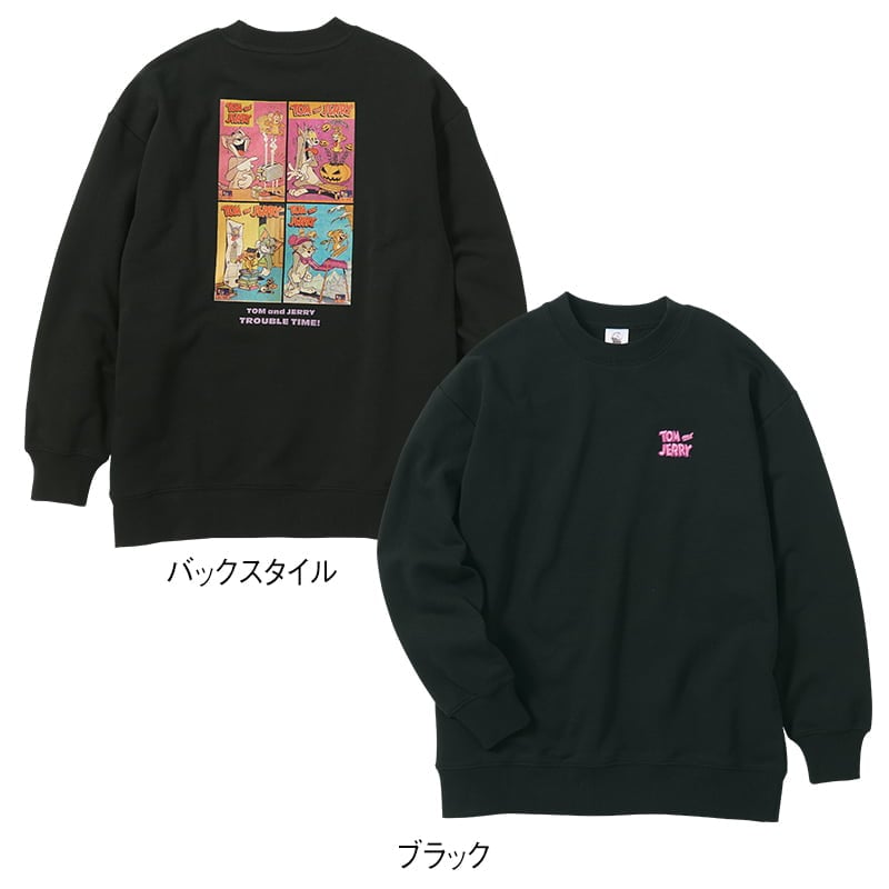 <TOM and JERRY>裏起毛BIGトレーナー