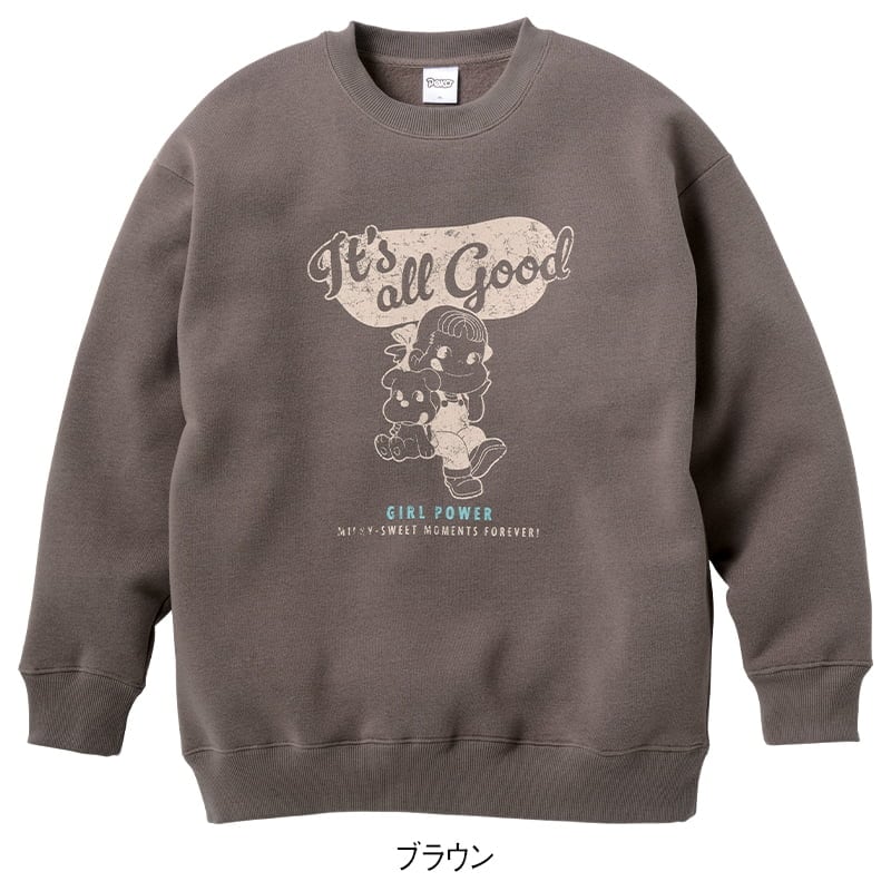 ＜Peko＞裏起毛BIGトレーナー