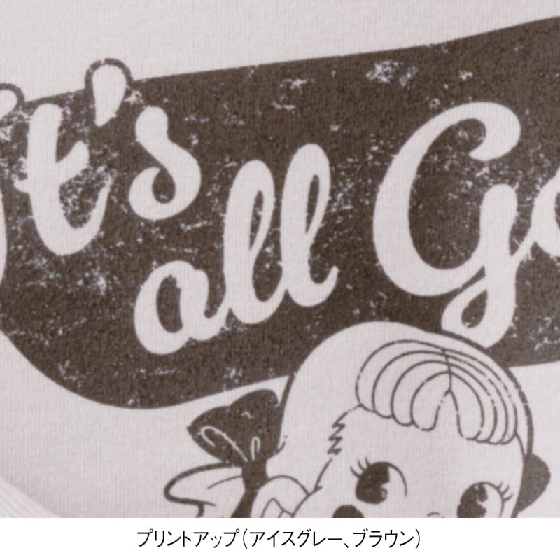 ＜Peko＞裏起毛BIGトレーナー