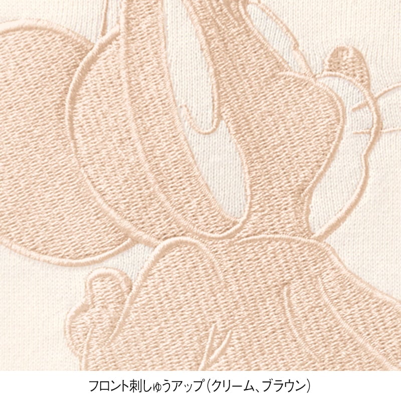 ＜TOM and JERRY＞裏毛ワイドトレーナー