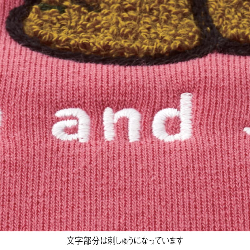 <TOM and JERRY>裏起毛サガラ刺繍ボックストレーナー