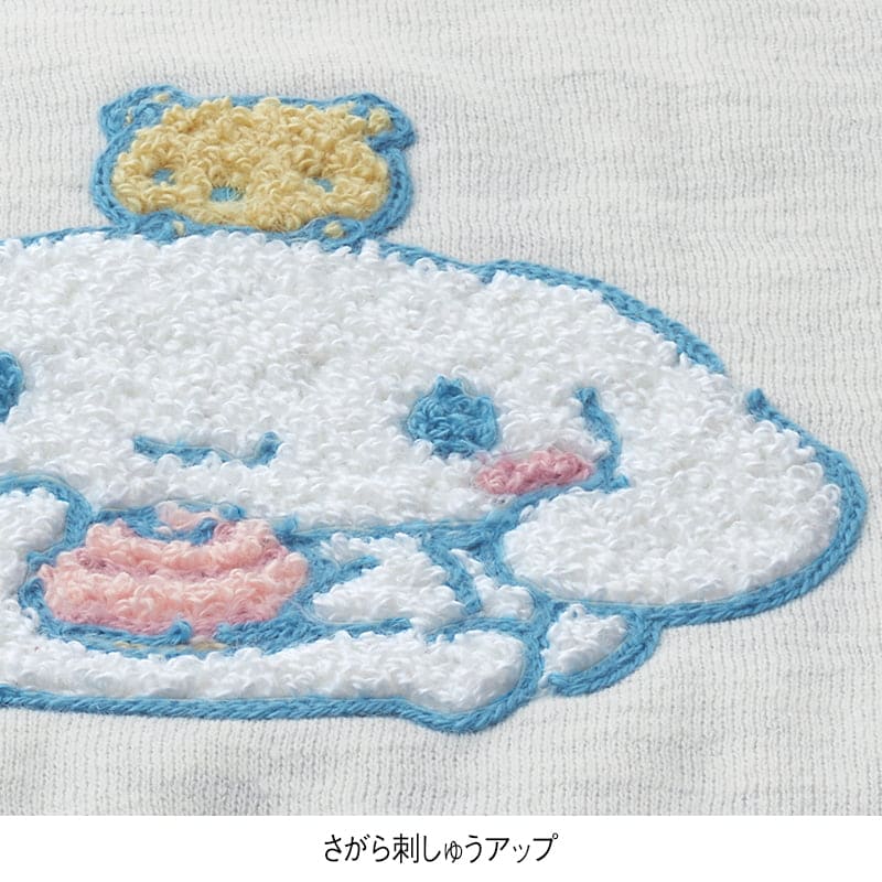 ＜サンリオキャラクターズ＞裏起毛サガラ刺繍BIGトレーナー