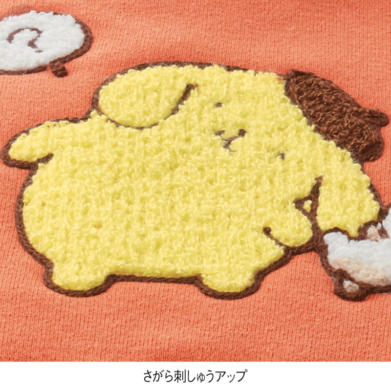 ＜サンリオキャラクターズ＞裏起毛サガラ刺繍BIGトレーナー