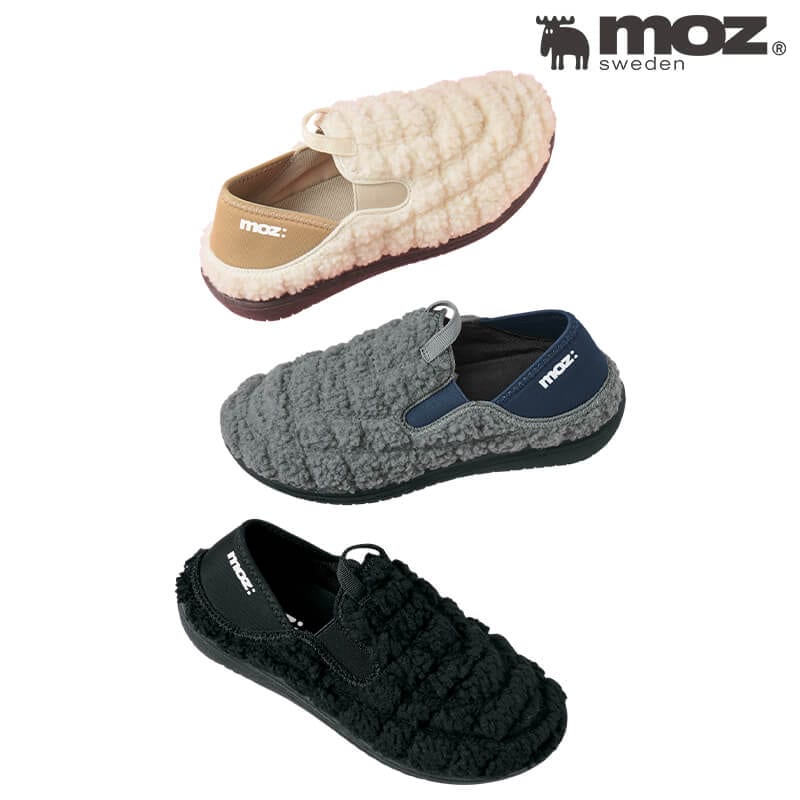 ＜moz＞ 滑りにくい！ボア2WAYスニーカー