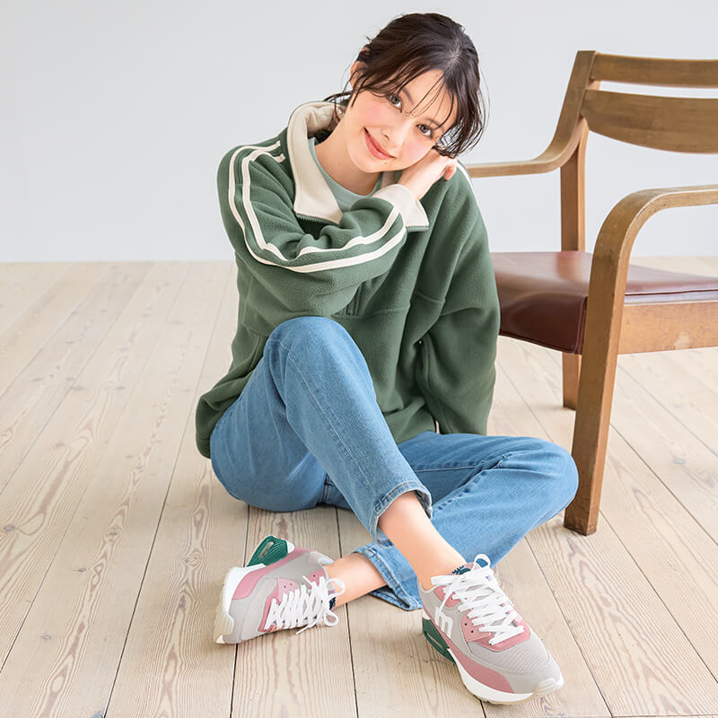 ＜moz＞mロゴカラフルエアーシューズ