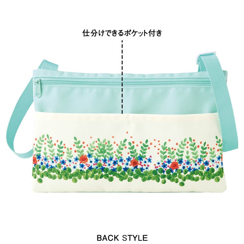 ＜くまのがっこう＞ジャッキーとお花ティッシュボックスサコッシュ