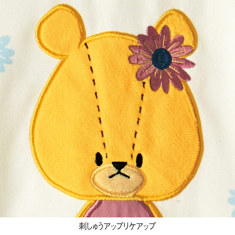 ＜TINY TWIN BEARS＞フラワープリントエプロン