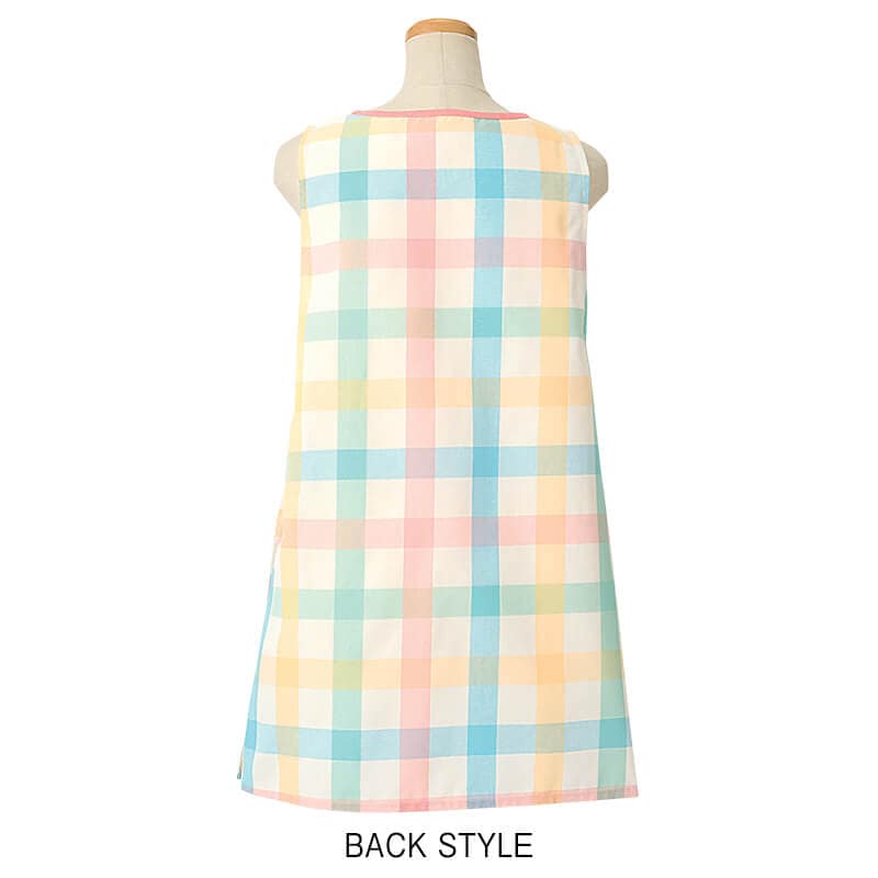 ＜トミカとトム＞クッキングポケットチェック柄エプロン