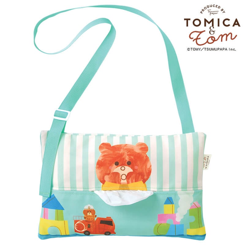 ＜トミカとトム＞ティッシュボックスサコッシュ