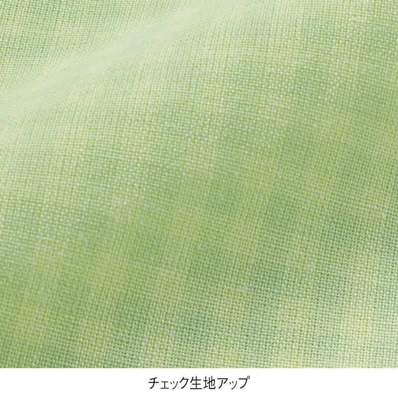 りんごステッチピーコアップリケエプロン