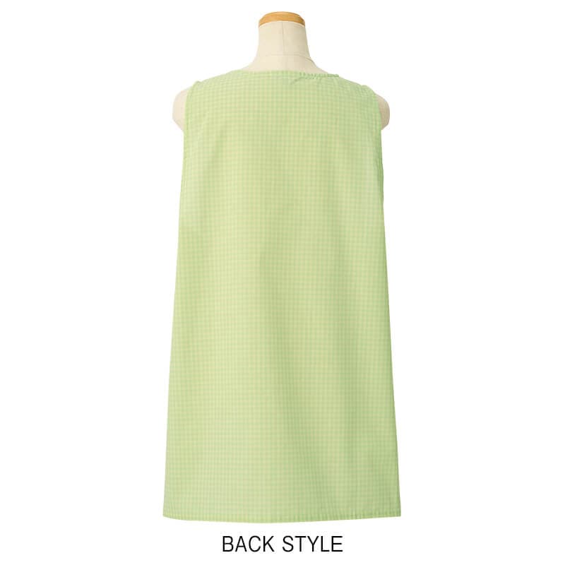 りんごステッチピーコアップリケエプロン