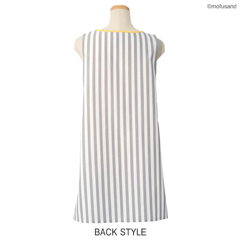 ＜mofusand＞フルーツにゃんストライプ柄エプロン