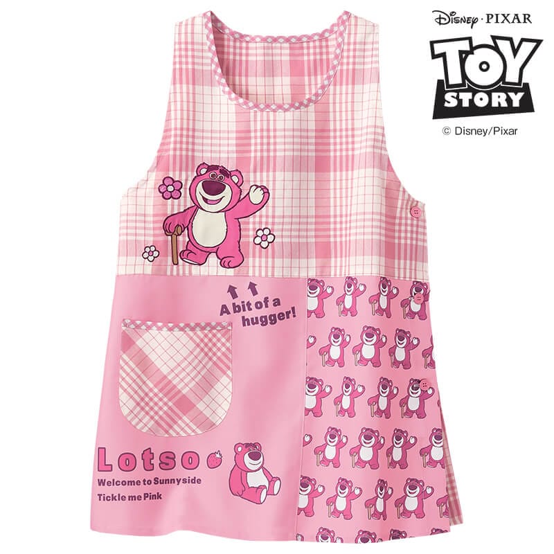 ＜トイ・ストーリー＞ロッツォ/チェック柄エプロン
