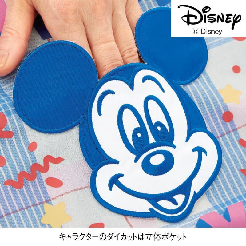 ＜ディズニー＞ミッキー/HAPPYDAYチェック柄エプロン