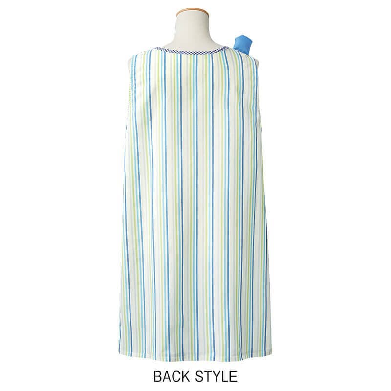 <トイ・ストーリー>エイリアン/立体アップリケ付きストライプ柄エプロン