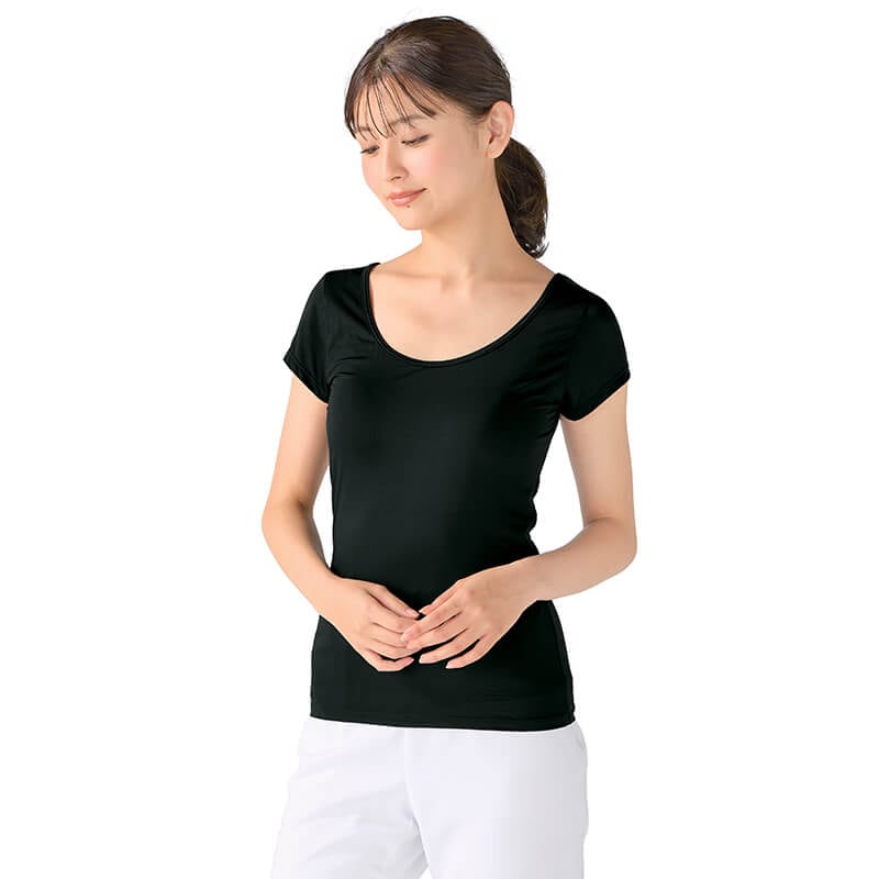 ＜涼活クール＞接触冷感クールフレンチ袖インナー