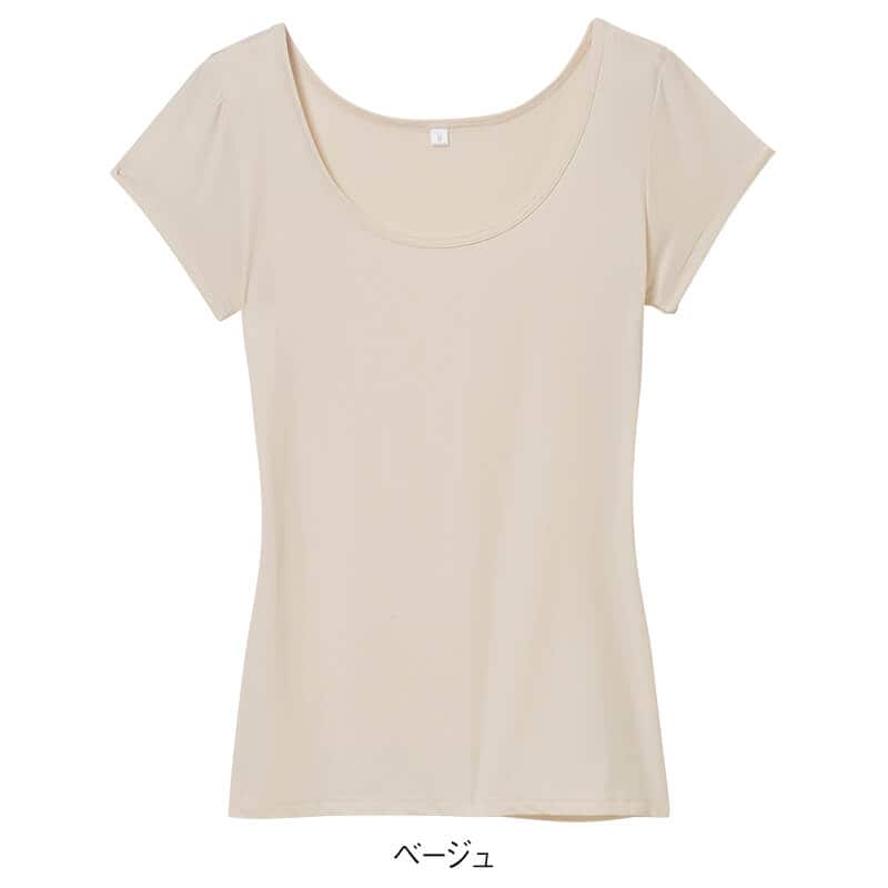 ＜涼活クール＞接触冷感クールフレンチ袖インナー