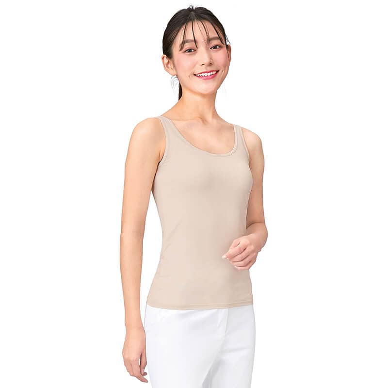 ＜涼活クール＞接触冷感クールノースリーブインナー